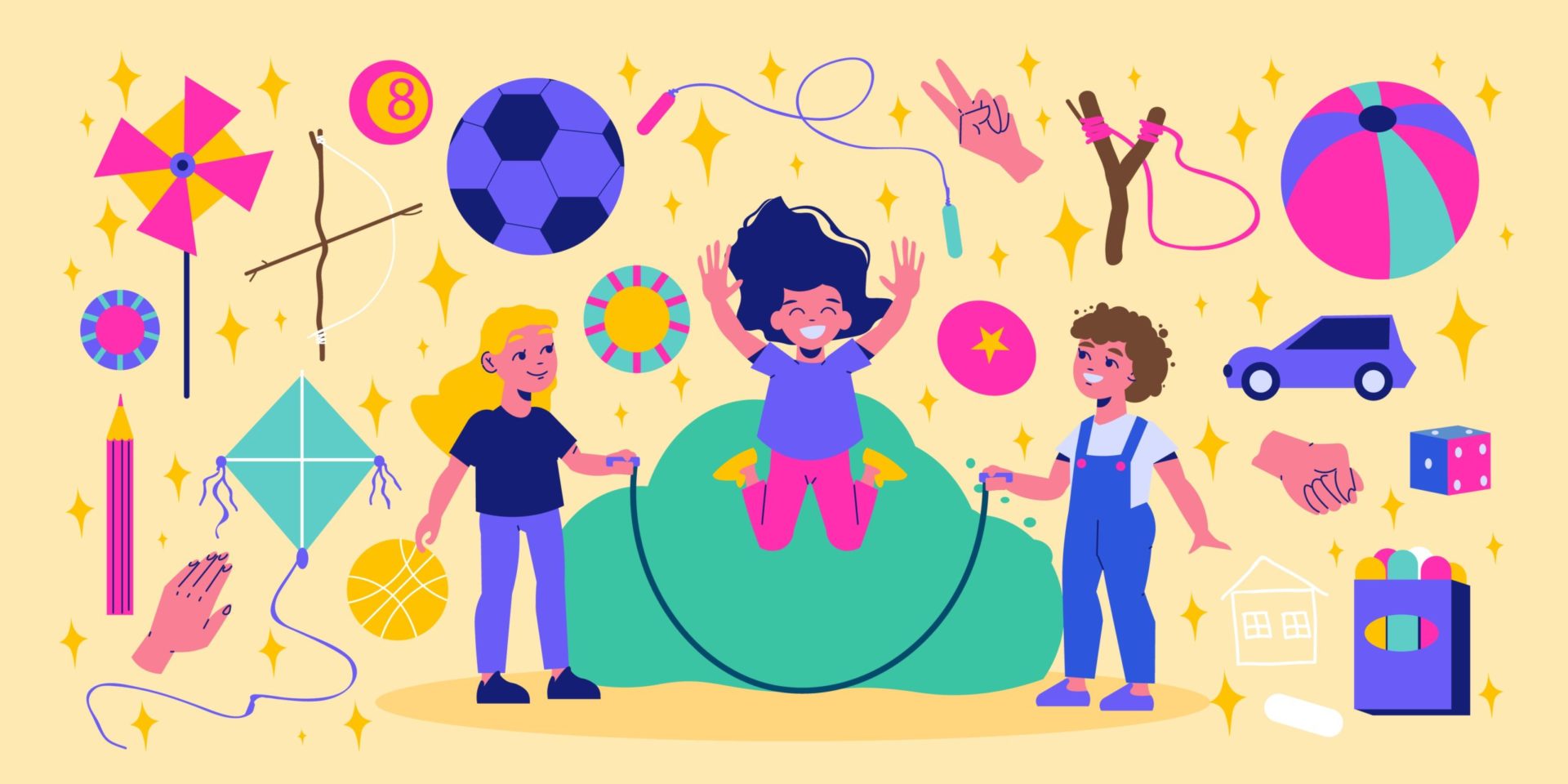 Children Active Games Set